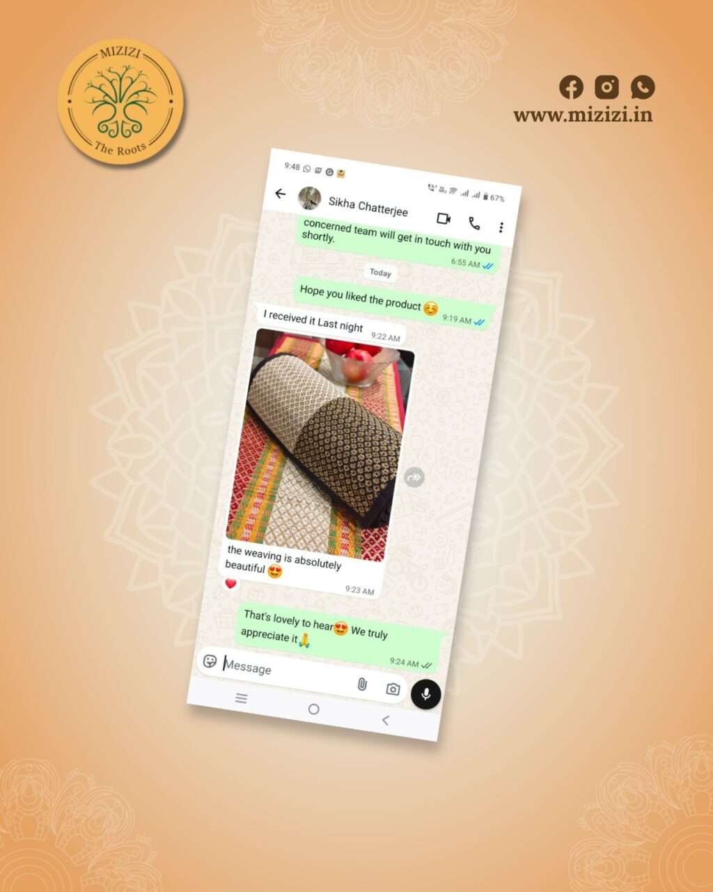 Instagram post from mizizitheroots. This post is in position 1.