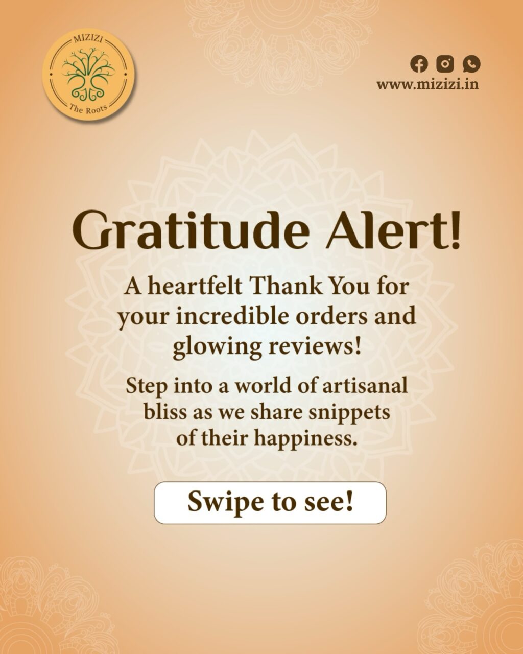 Instagram post from mizizitheroots. This post is in position 0.